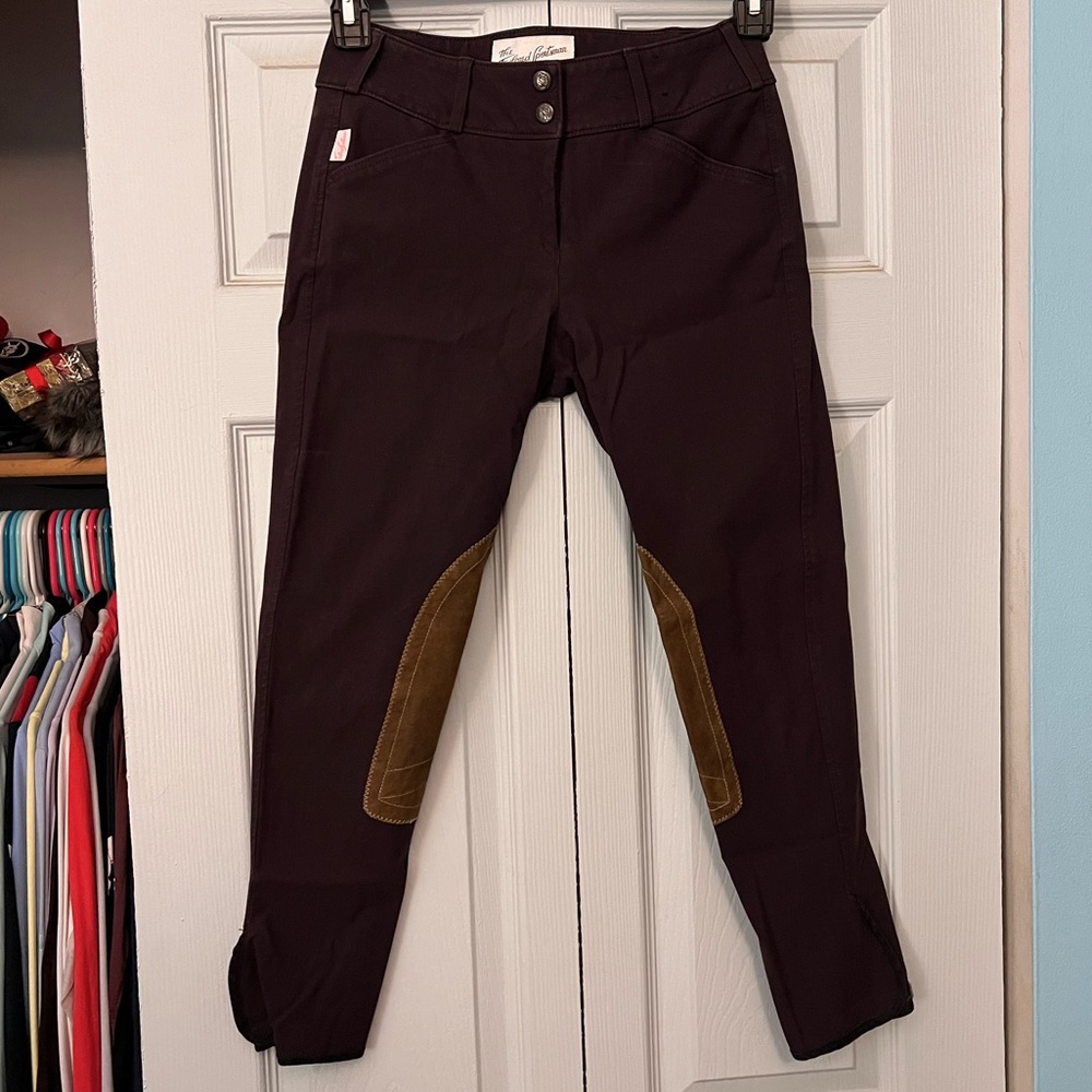 Tailored Sportsman Breeches 26 R Boysenberry